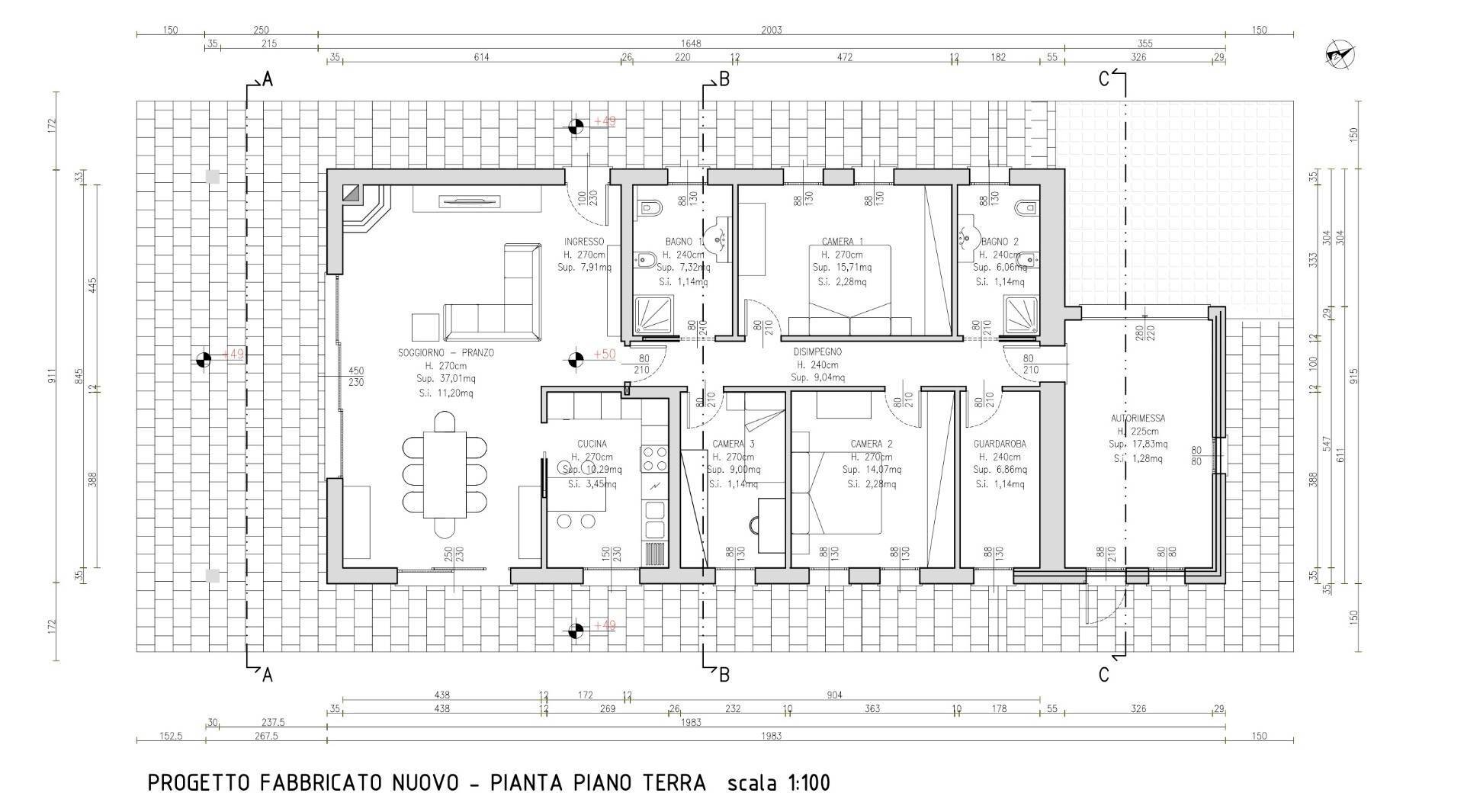 Foto 15 - Villa via Capitello, Silea - planimetria 1