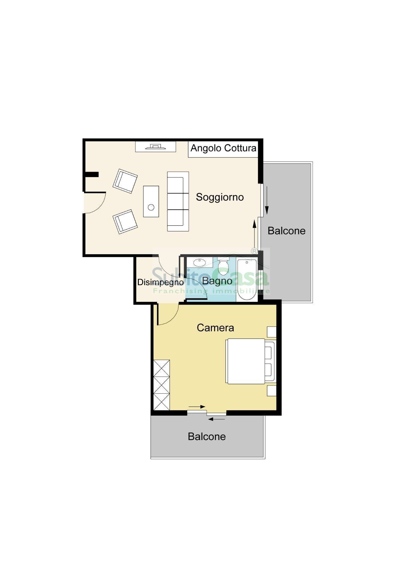 Foto 24 - Bilocale Via Scaraviglia
 
110, Chieti - planimetria 1