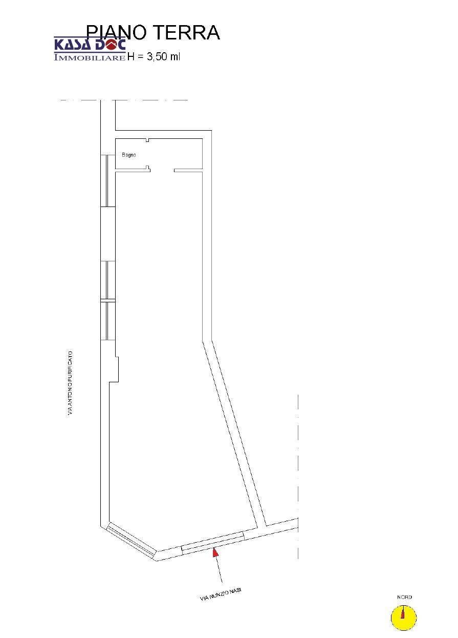 Foto 2 - Locale Commerciale VIA N. NASI, Catanzaro - planimetria 1