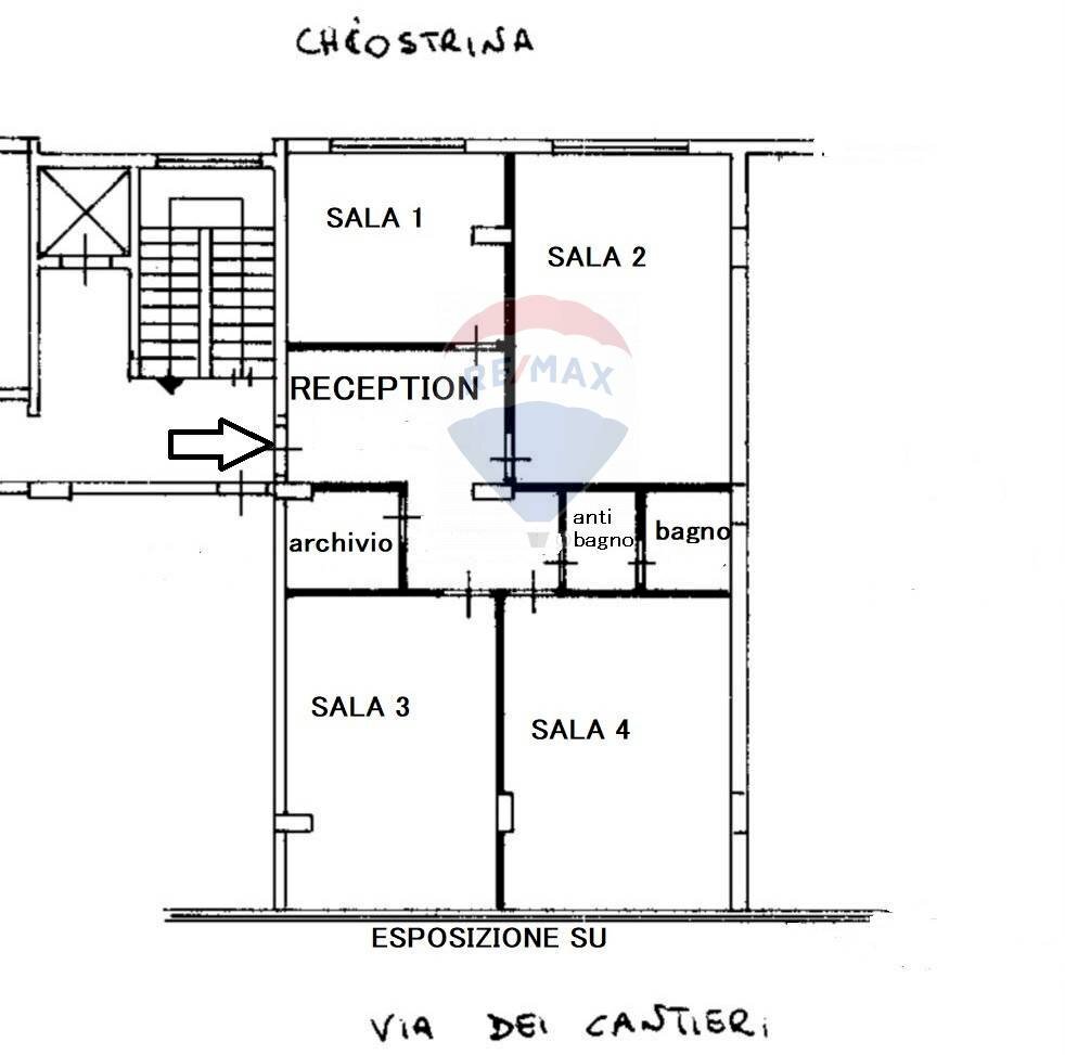 Pianta 2D - Office Via Dei Cantieri
 
2/n, Palermo - floor plans 1