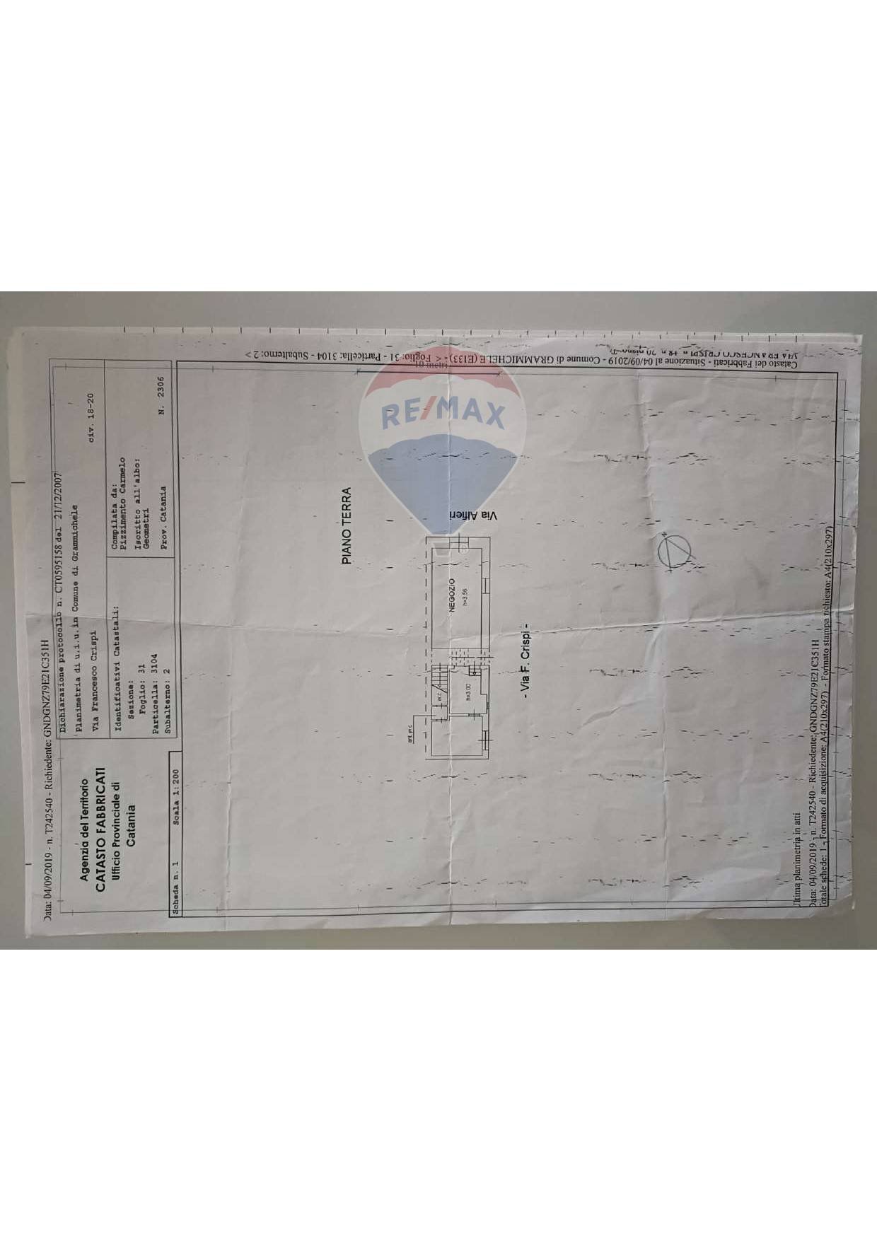 Pianta 2D - Casa indipendente Grammichele - planimetria 1