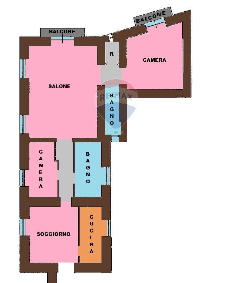 Pianta 2D - Appartamento Via Francesco Saverio Correra, Napoli - foto 2