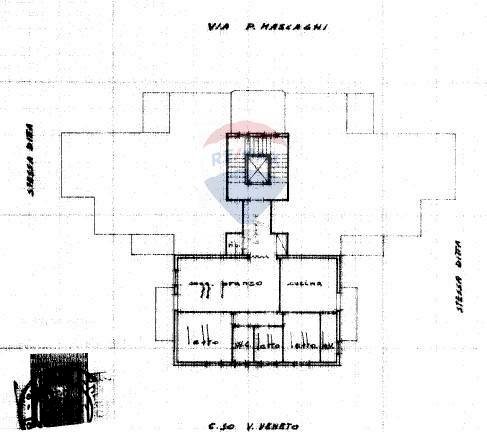 Pianta 2D - Appartamento Via Pietro Mascagni
 
59, Ragusa - planimetria 1