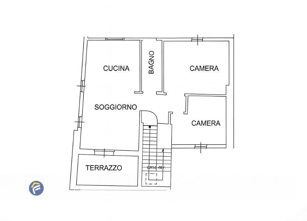 Foto 19 - Three-room apartment Via Malocello, Varazze - floor plans 1