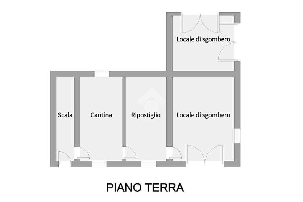 Semi-detached house strada Verlenga, Costigliole d'Asti - floor plans 1