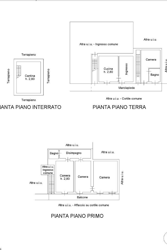 Casa semi indipendente Via assietta, Rivoli - planimetria 1