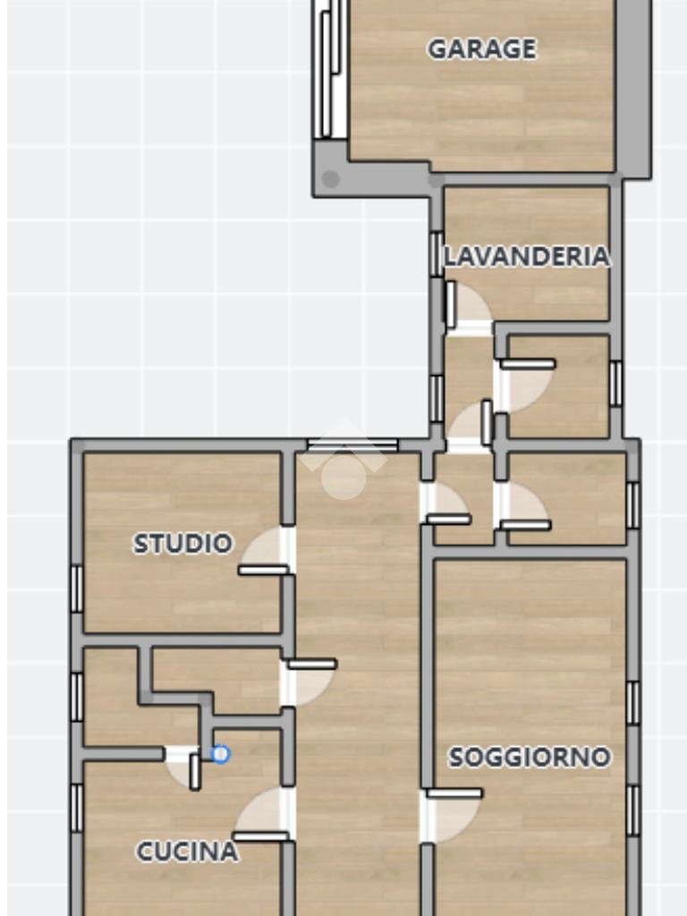 Villa Viale Vittorio Saltini, Correggio - planimetria 1