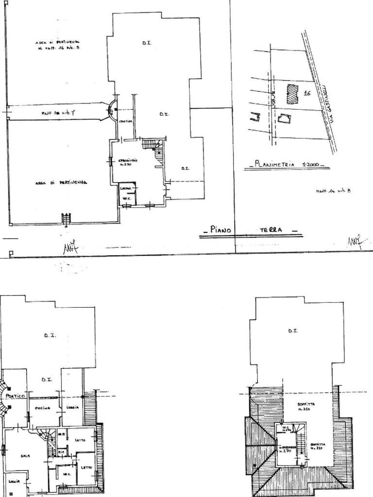 Porzione di casa Via Po, Reggio nell'Emilia - planimetria 1