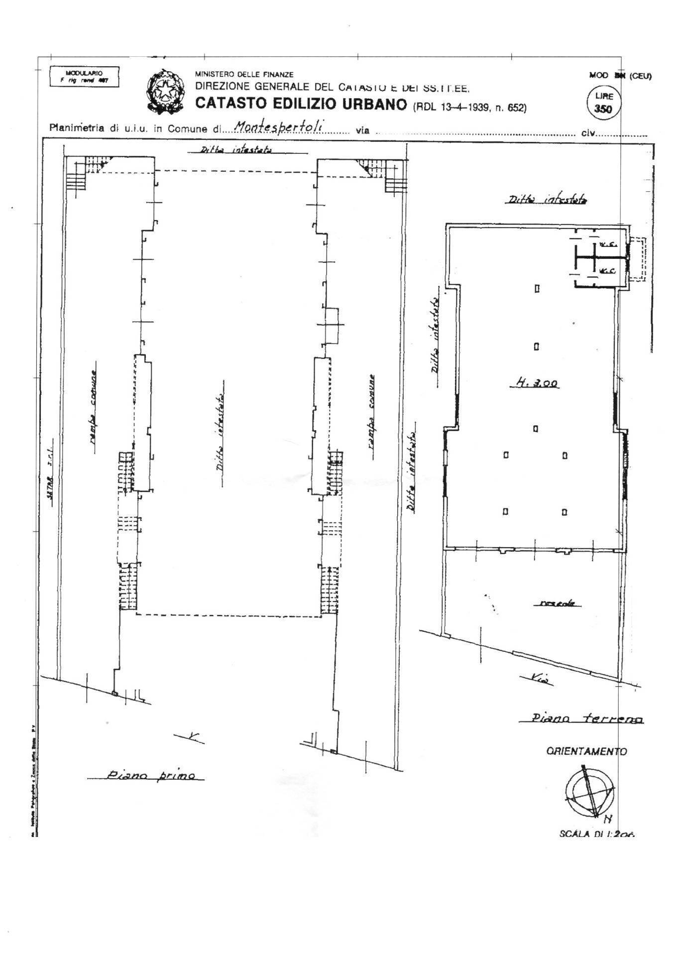 Foto 2 - Locale Commerciale Montespertoli - planimetria 1