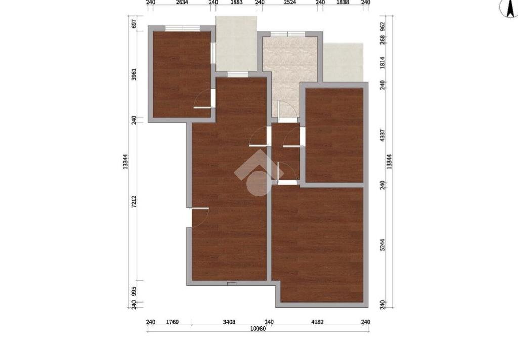 Appartamento Via isonzo, Torino (zona San Paolo) - planimetria 1