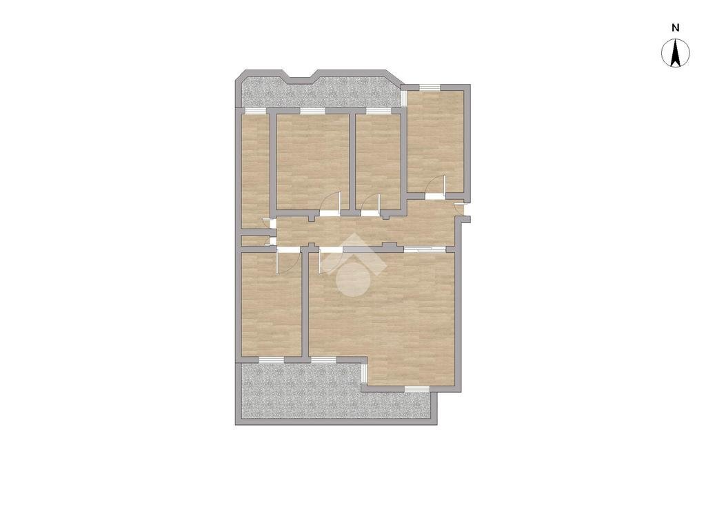 Appartamento Via Gorizia, Torino (zona Santa Rita) - planimetria 1