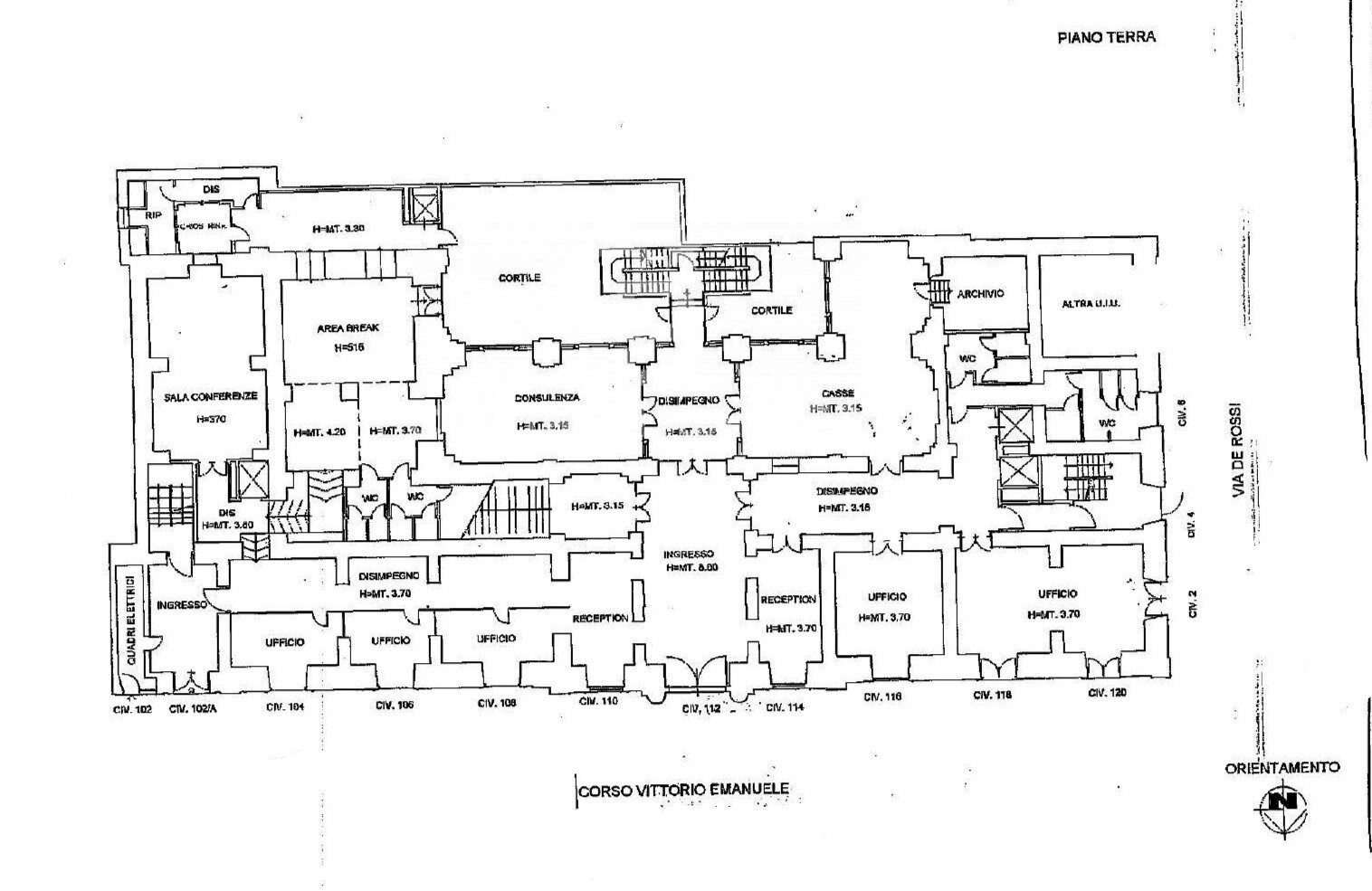 Foto 18 - Stabile - Palazzo Corso Vittorio Emanuele II
 
110, Bari - planimetria 1