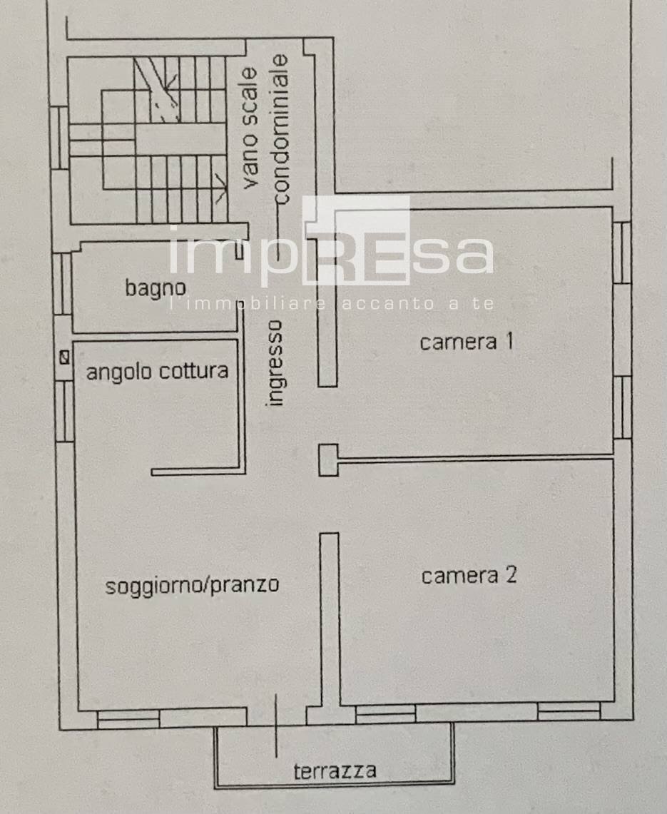 Foto 16 - Trilocale Via ramo volpi, Venezia - planimetria 1