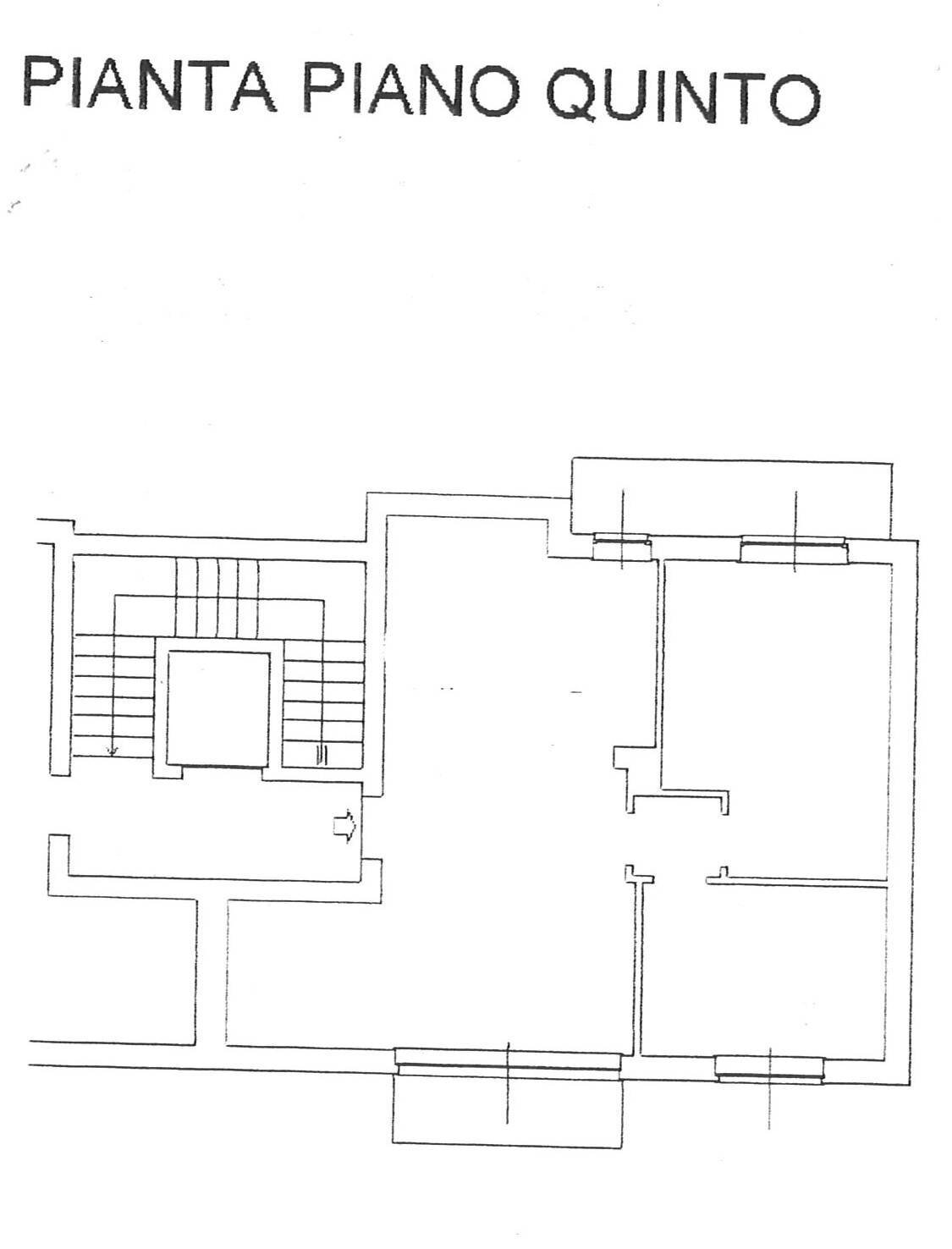 Foto 23 - Bilocale Via Borgo Palazzo, Bergamo - planimetria 1