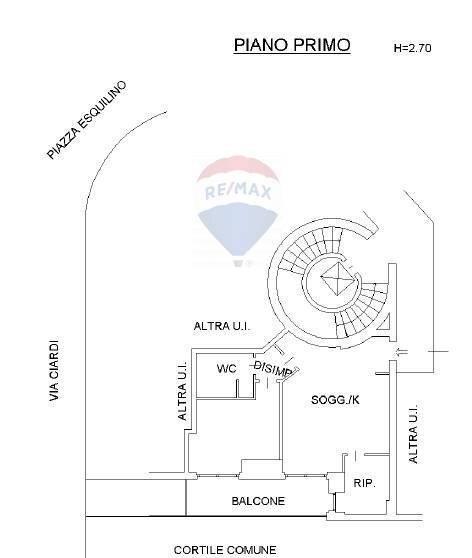 Pianta 2D - Two-room apartment Piazza Esquilino
 
5, Milano - floor plans 1