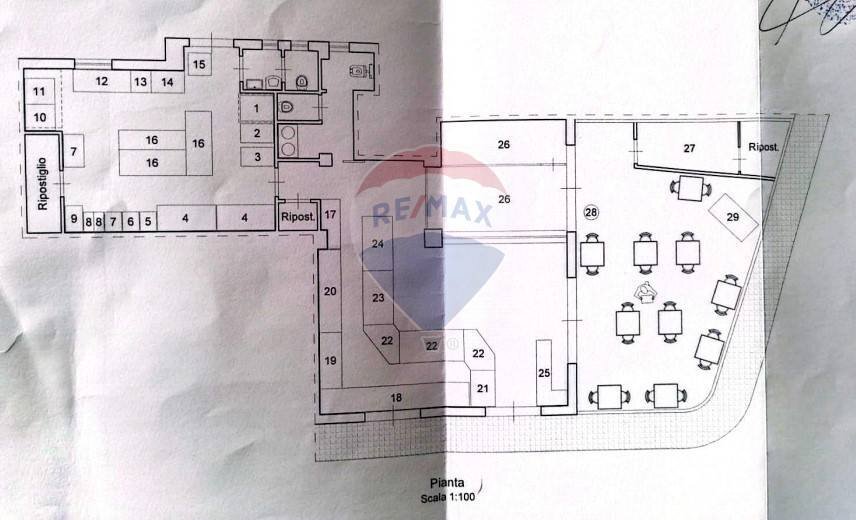 Pianta 2D - Cafeteria - Cold Bar VIA DEODATO
 
178, San Giovanni la Punta - floor plans 1