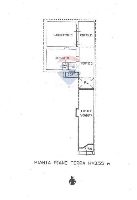 Pianta 2D - Shop Via Emanuele Bellia
 
98, Paterno - floor plans 1