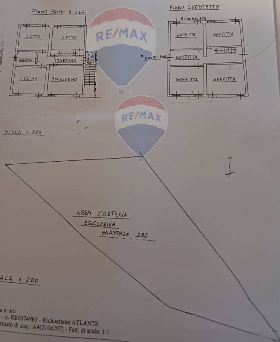 Pianta 2D - Semi-detached house Brescello - floor plans 1