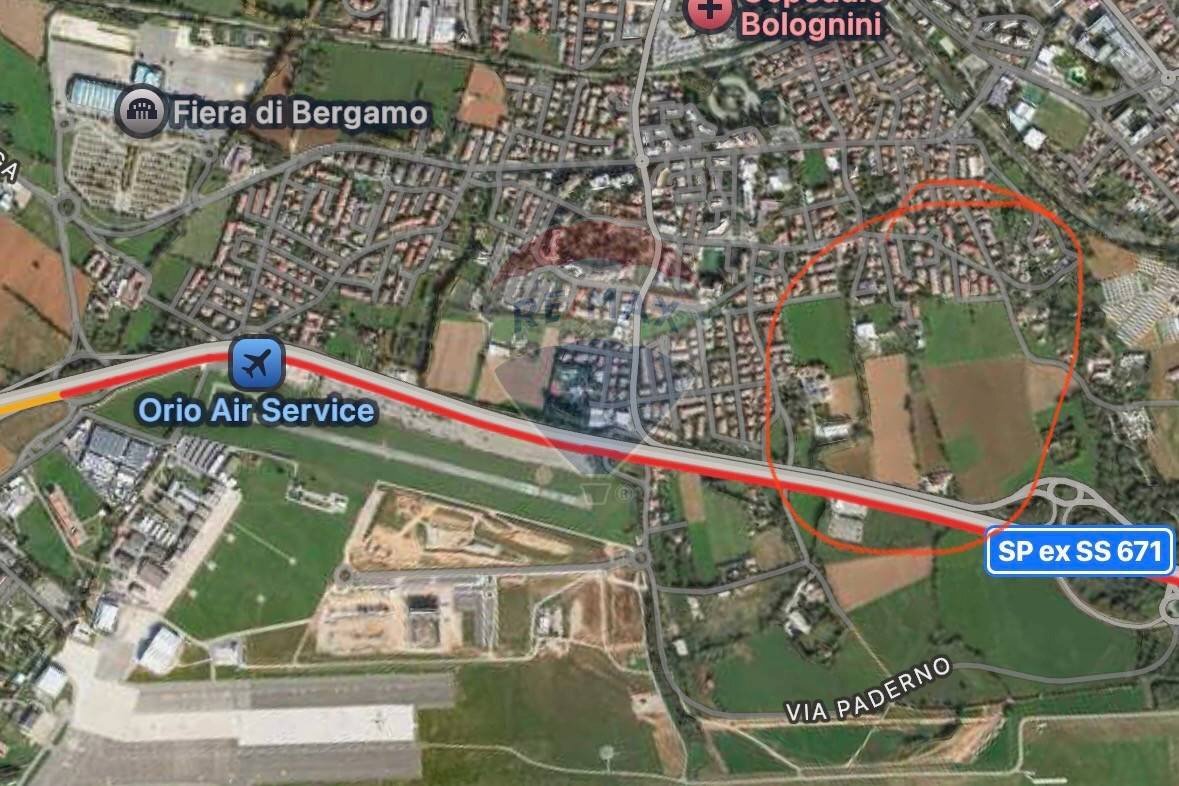 Posizione della mappa - Terreno edificabile giuseppe garibaldi, Seriate - foto 2