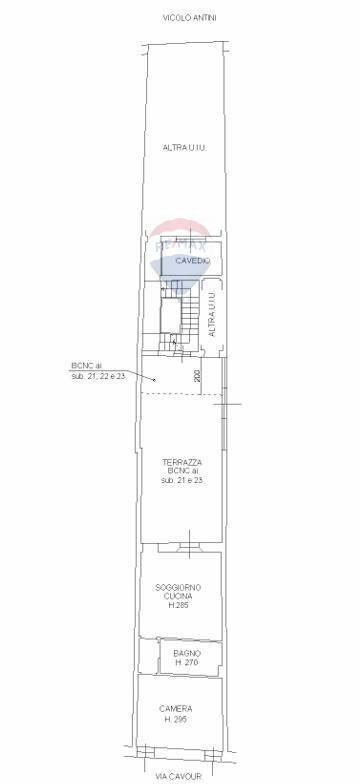 Pianta 2D - Stabile - Palazzo Vicolo Antini
 
6, Fidenza - planimetria 1