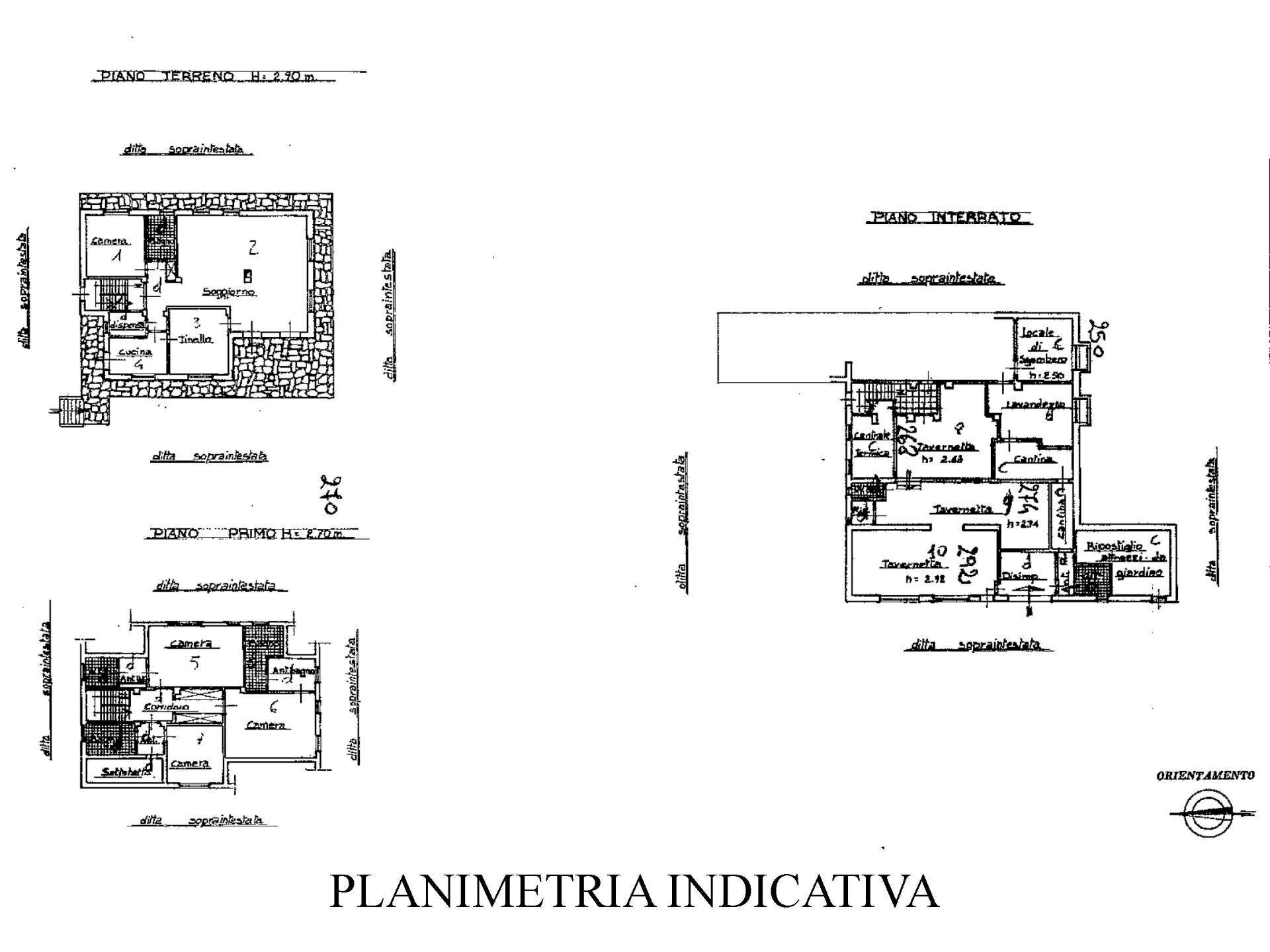 Foto 59 - Villa Frazione Sant'Anna Boschi, Castellamonte - floor plans 1
