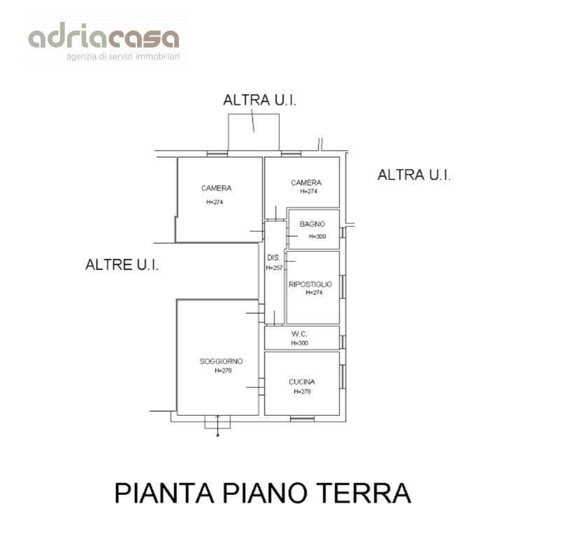Foto 19 - Appartamento Viale Tasso, Riccione - planimetria 1