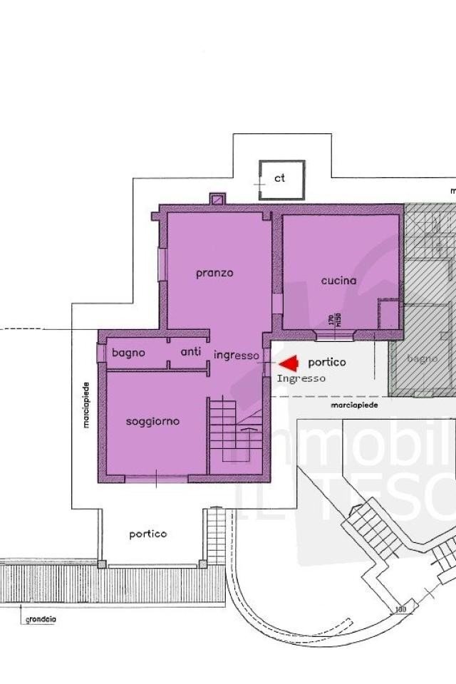 Villa via Montebello, Poggio Torriana - floor plans 1