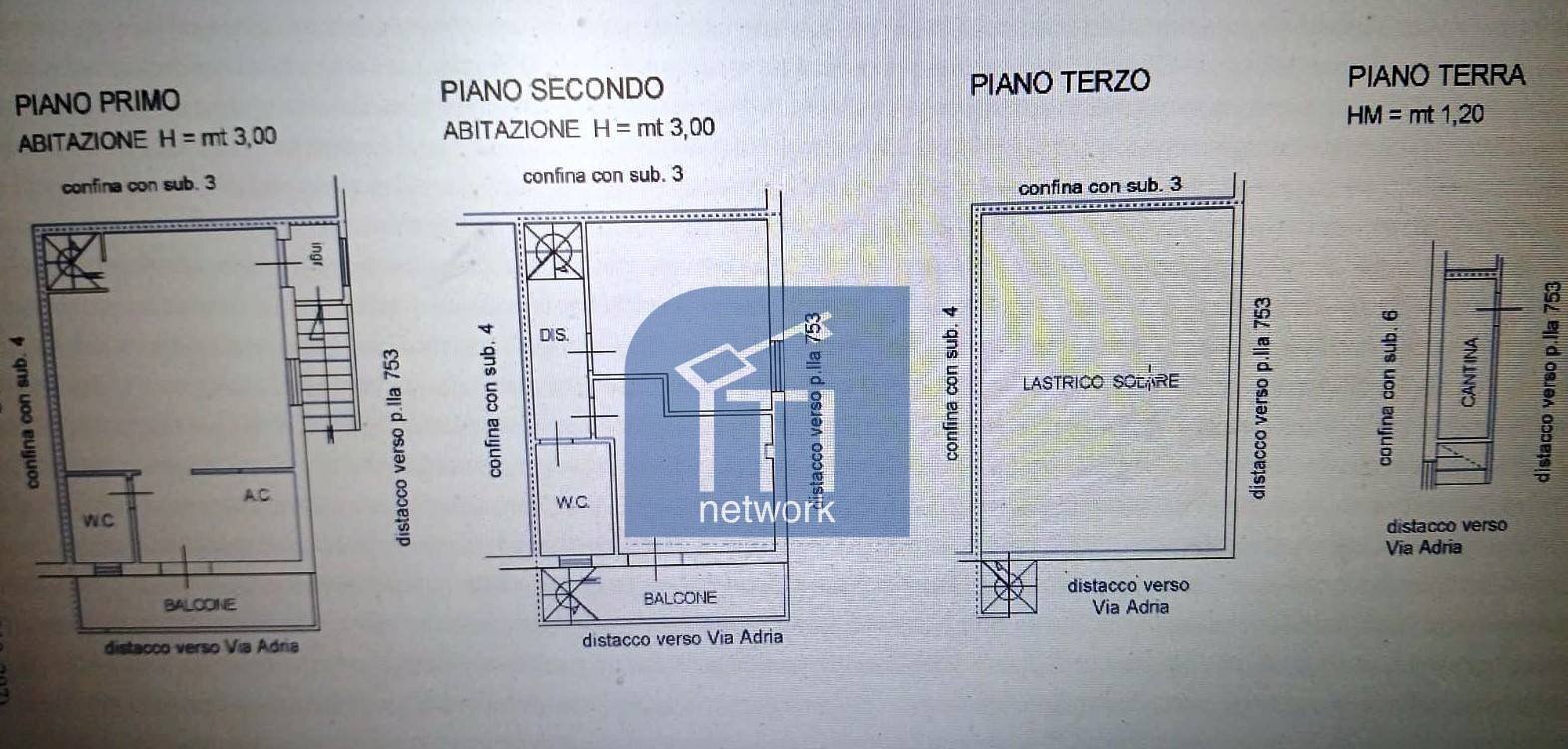 planimetria - Villa via dell'idrovora, Ardea - planimetria 1