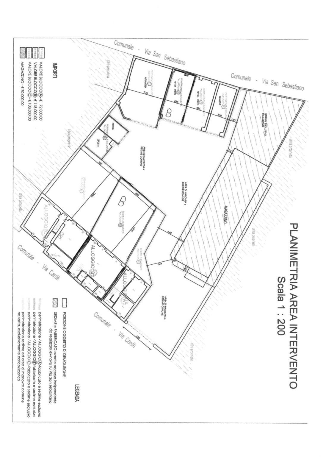 Quadrilocale via Cardè, 1, Moretta - planimetria 1