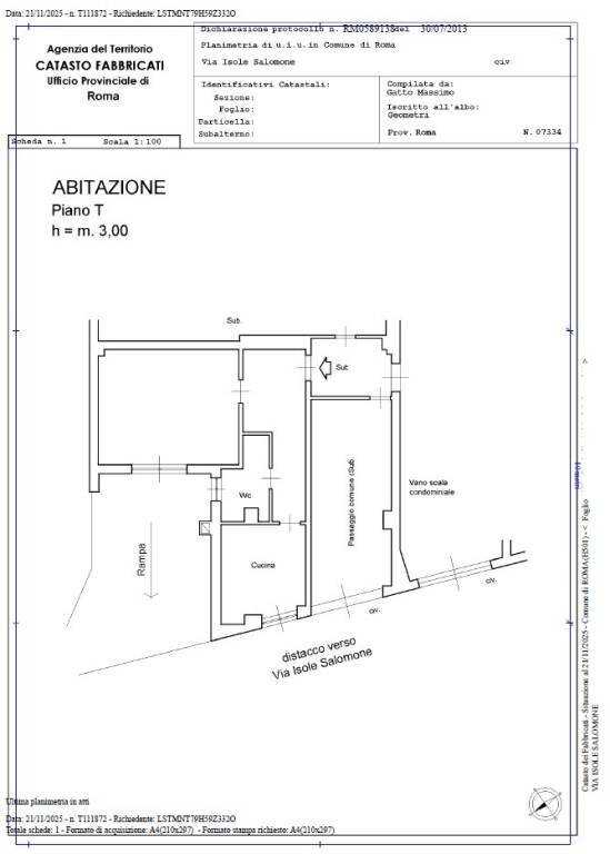 Planimetria - Magazzino via Isole Salomone, Roma (zona Lido di Ostia) - foto 3