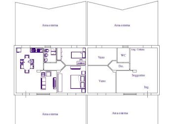 pianta piano terra.png - Trilocale San Giovanni la Punta - foto 3