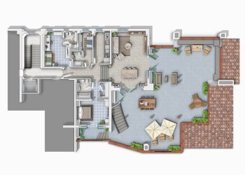 Piano Appartamento.jpg - Attico Via delle Passioniste 4, Monte Argentario - foto 5