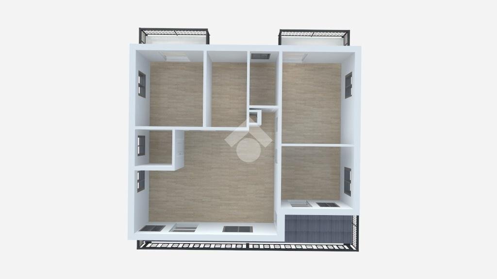 Four-room apartment Via della libertà, Chiomonte - floor plans 1