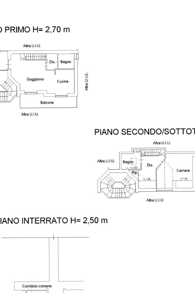 Four-room apartment Via San Giovanni, Borgaro Torinese - floor plans 1