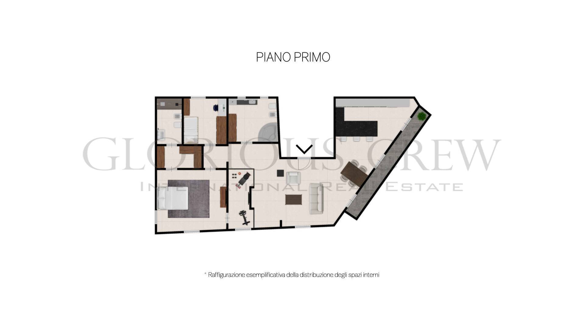 Foto 20 - Three-room apartment Contrada Delle Bassiche, Brescia - floor plans 1