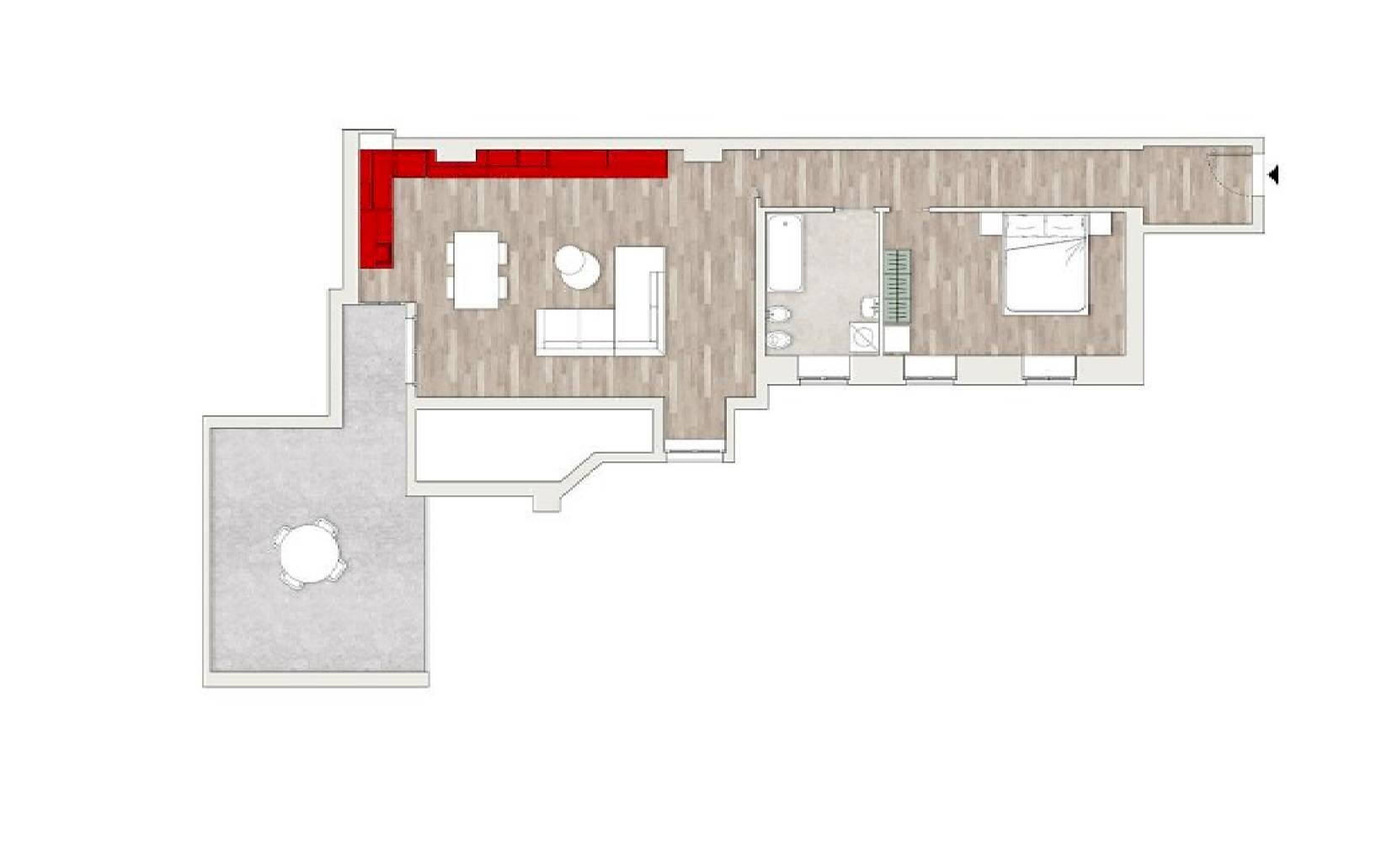 Foto 52 - Appartamento Foro Buonaparte
 
46, Milano - planimetria 1