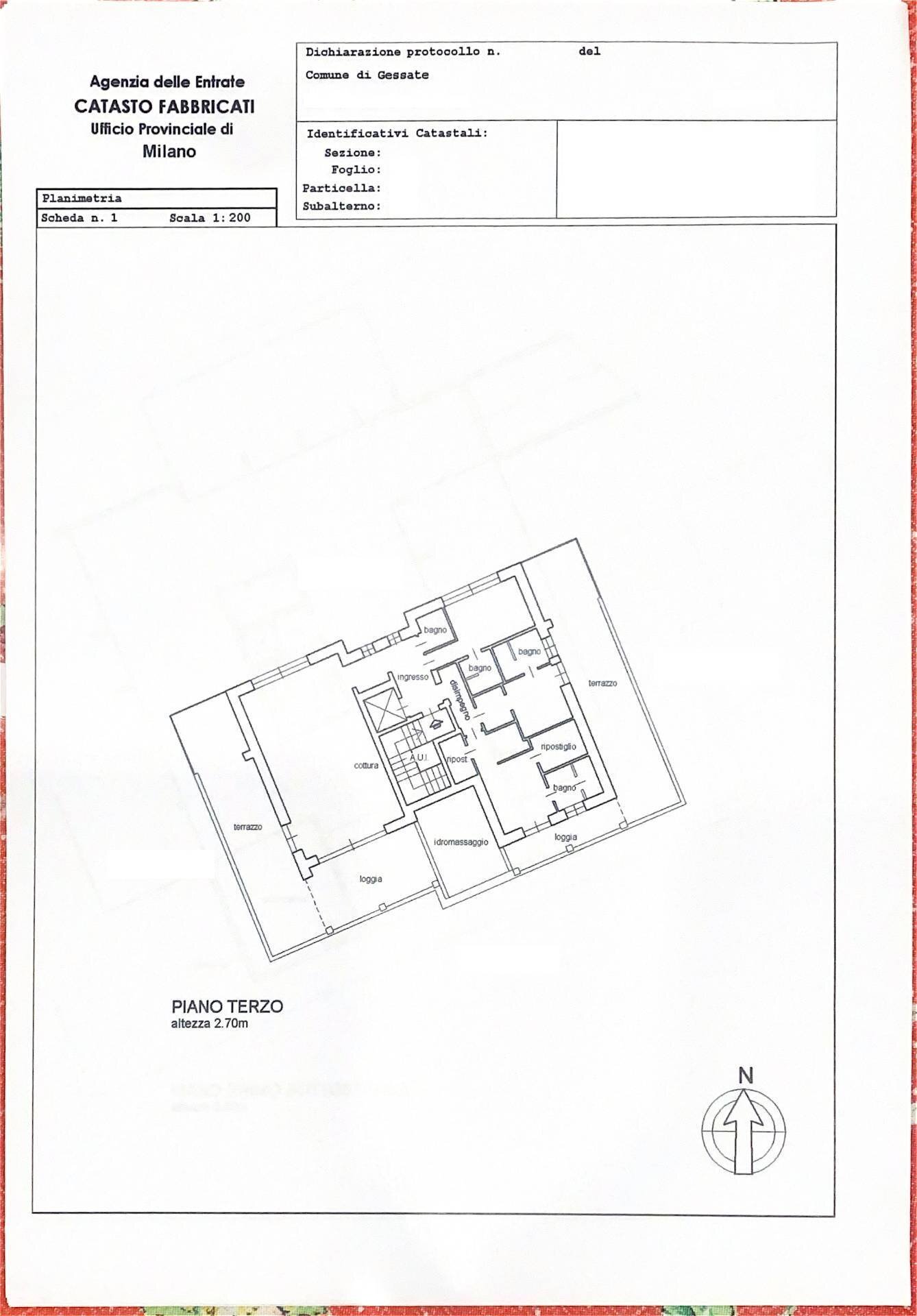 Foto 44 - Attic Gessate - floor plans 1