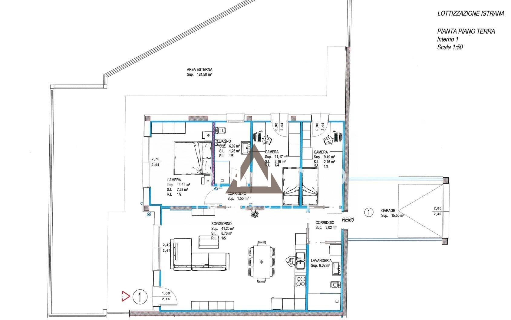 Foto 5 - Quadrilocale VIA CESARE BATTISTI
 
40, Istrana - planimetria 1