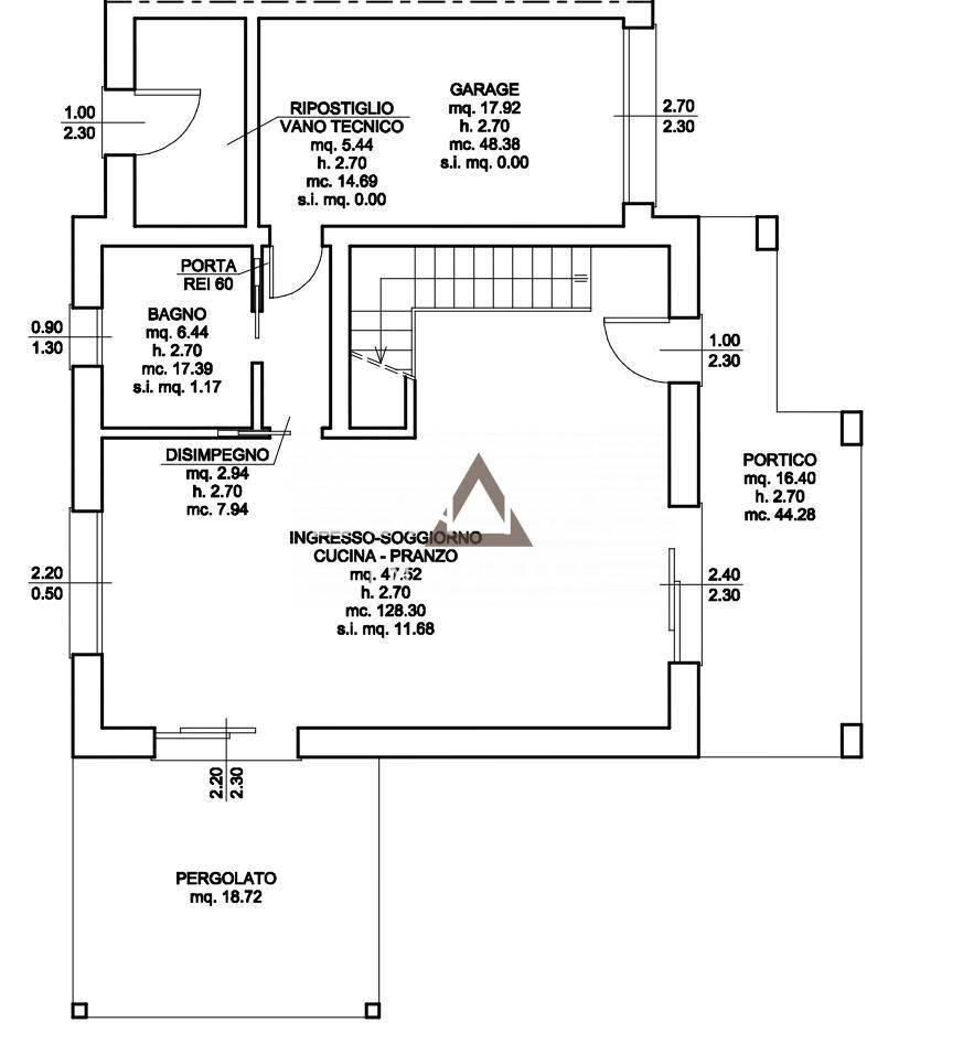 Foto 23 - Semi-detached house Via Don Orione, Trebaseleghe - floor plans 1