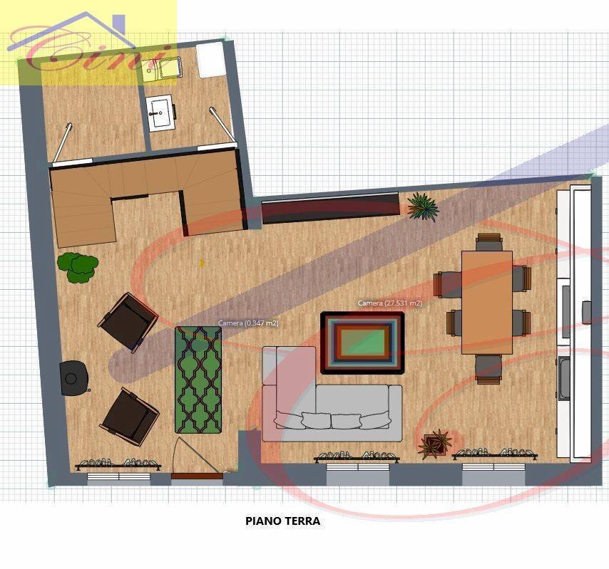 Foto 28 - Casa semi indipendente VIA DEL CONTE, Eupilio - planimetria 1