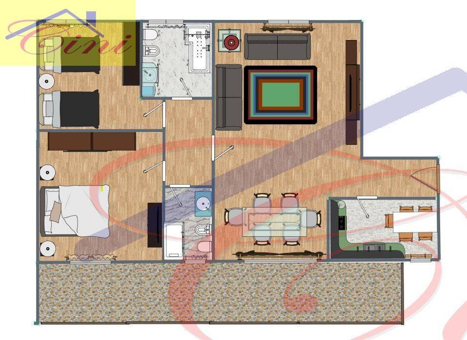 Foto 29 - Three-room apartment via statale, Garlate - floor plans 1