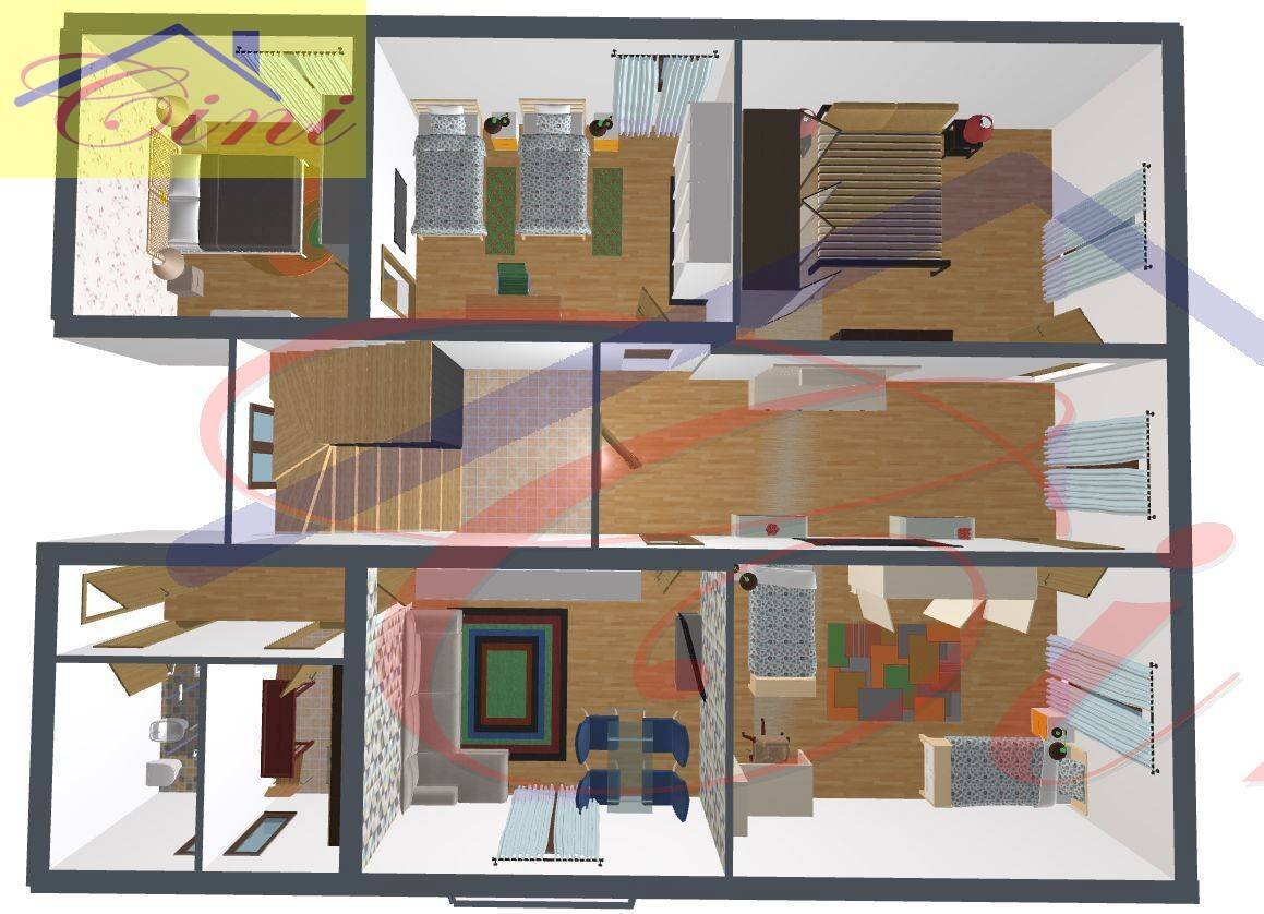 Foto 79 - Casa semi indipendente VIA MANDAMENTALE, Calolziocorte - planimetria 1