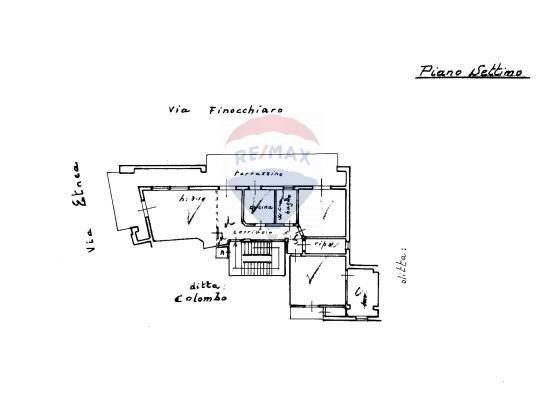 Pianta 2D - Four-room apartment Via Etnea
 
660, Catania - floor plans 1