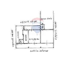 Pianta 2D - Trilocale Viale Bummacaro
 
16, Catania - planimetria 1