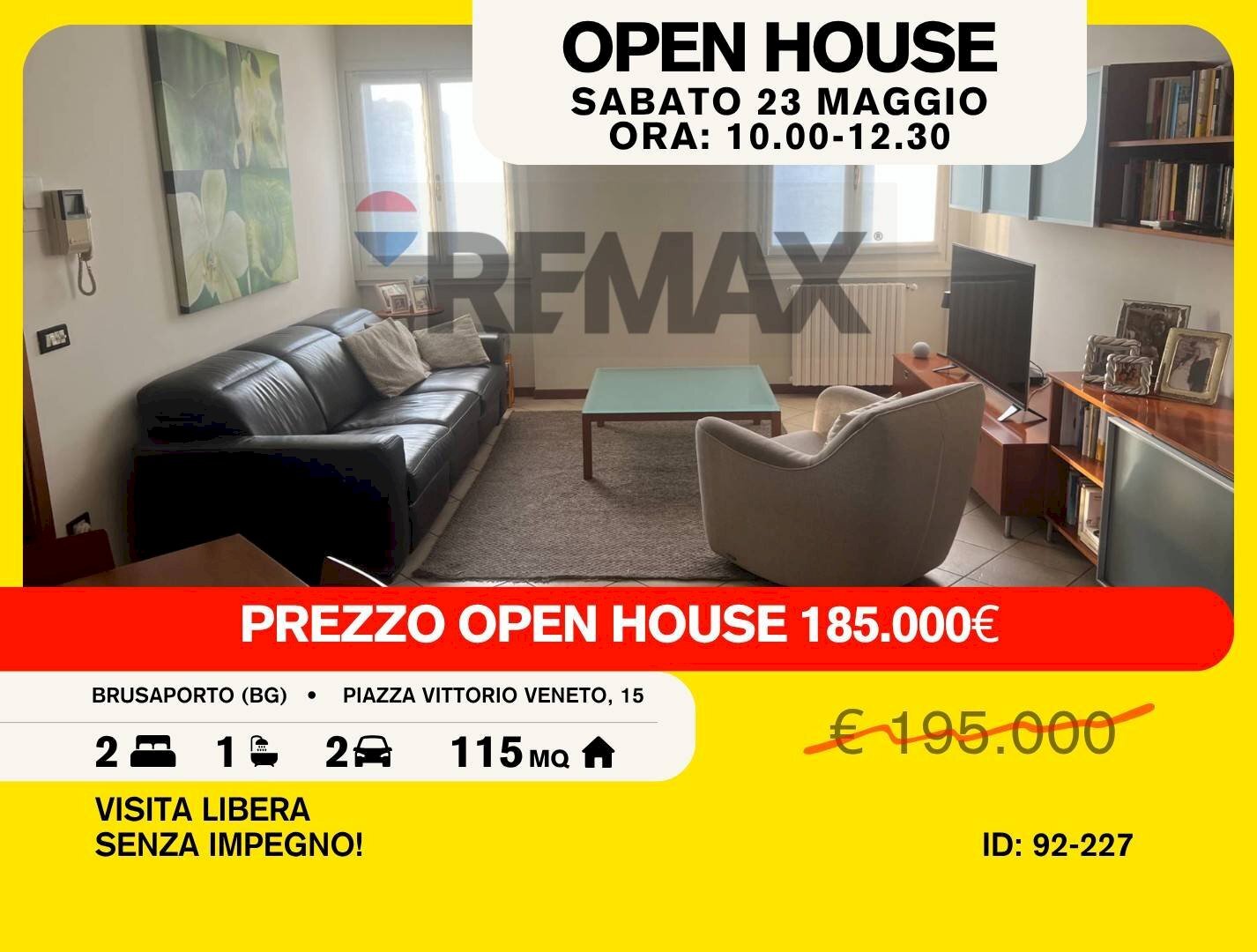 Soggiorno - Three-room apartment PIAZZA VITTORIO VENETO
 
15, Brusaporto - photo 1