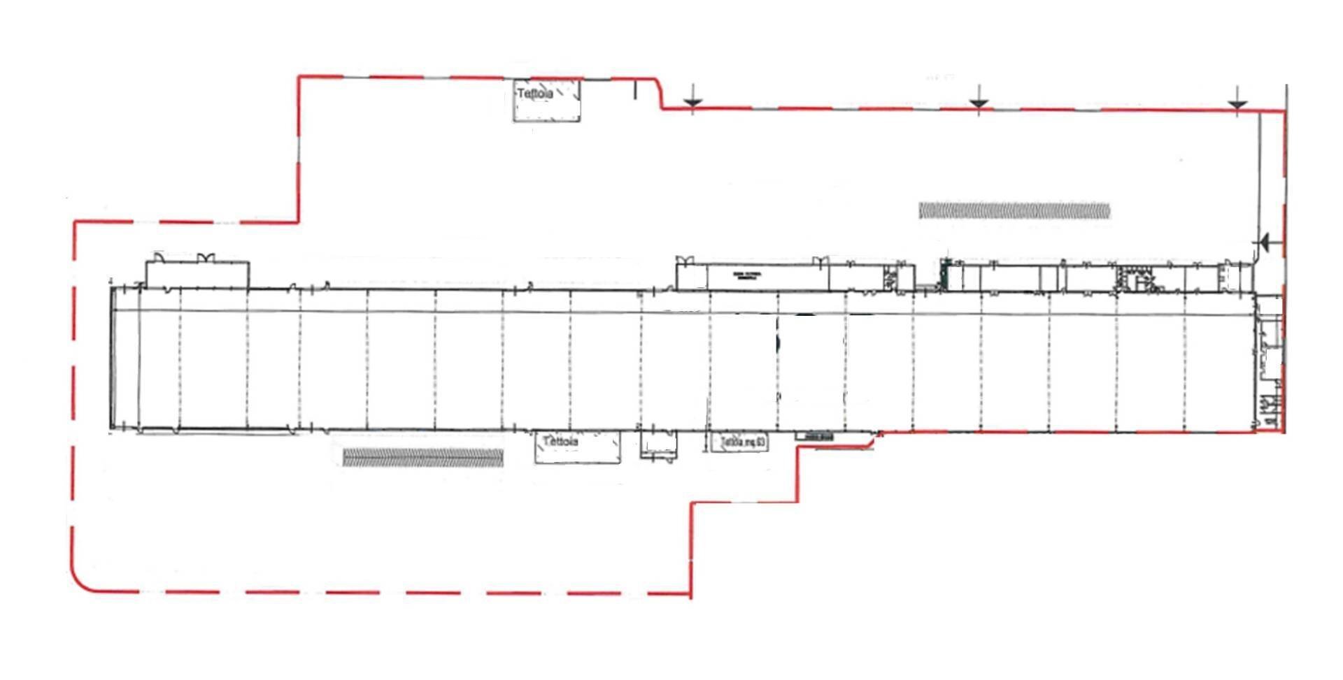 Foto 2 - Capannone Via Caluso
 
50, Chivasso - planimetria 1