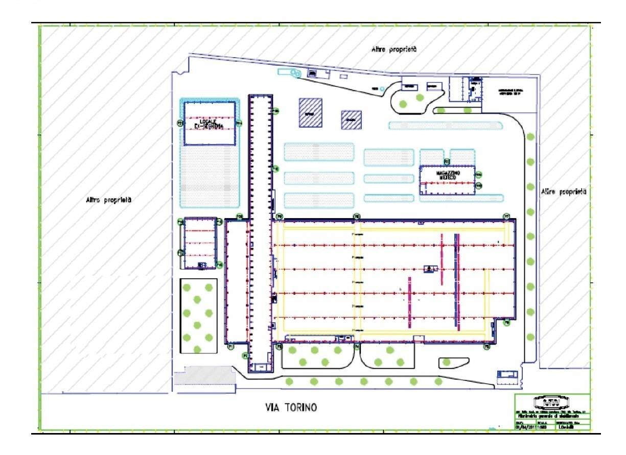 Foto 2 - Capannone Via Torino
 
21, Condove - planimetria 1