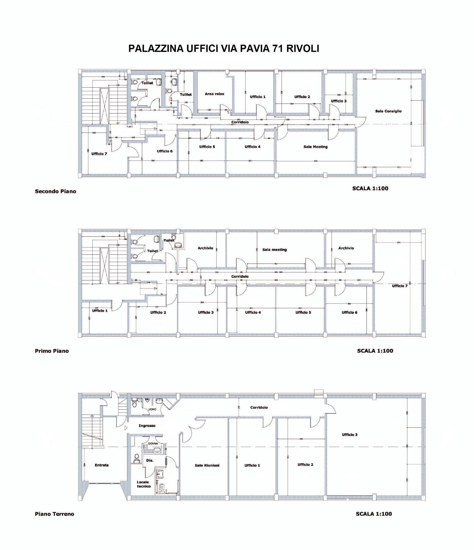 Foto 2 - Ufficio Via Pavia
 
71, Rivoli - planimetria 1