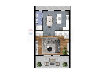 Pianta 3D - Villa a Schiera Via Trieste
45, Cassano Magnago - foto 24