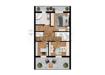 Pianta 2D - Villa a Schiera Via Trieste
45, Cassano Magnago - foto 25